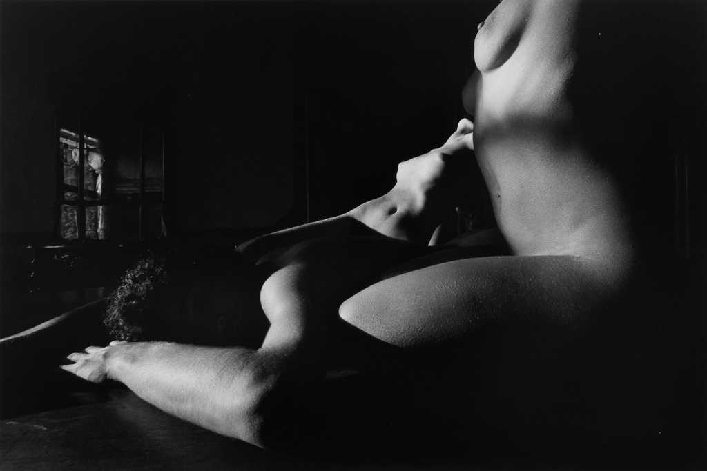 LUCIEN CLERGUE (1934-2014) Portfolio with 12 photographs, almost all are female nudes shot in Venice, Italy.